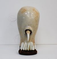 Headcase 02 by Julia Morison contemporary artwork sculpture, ceramics