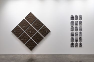 Contemporary art exhibition, Dima Srouji, Charts for a Resurrection at Lawrie Shabibi, Dubai, United Arab Emirates