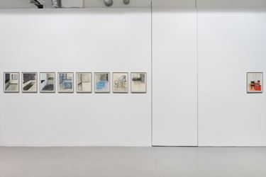 Exhibition view: Sabine Moritz, Paintings and Drawings, Pilar Corrias, London (22 November 2018–4 January 2019). Courtesy the artist and Pilar Corrias. Photo: Damian Griffiths.