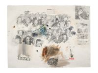Untitled by Robert Rauschenberg contemporary artwork painting, works on paper, drawing