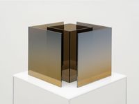 Deconstructed Cube SS by Larry Bell contemporary artwork sculpture
