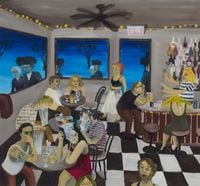 Clinton Hill Bar by Huang Hai-Hsin contemporary artwork painting