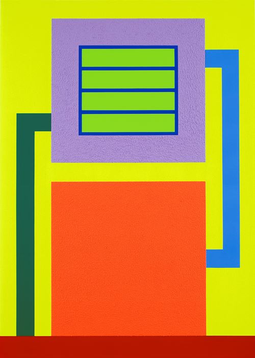 Dust by Peter Halley contemporary artwork