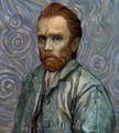 Self-Portrait through Art History (Van Gogh/Blue) by Yasumasa Morimura contemporary artwork 3