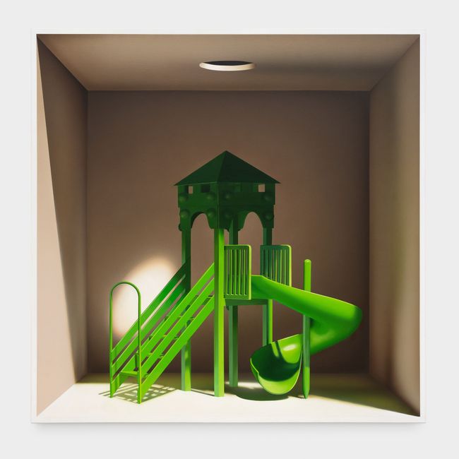 The Green Magic On The Wall by Mehdi Ghadyanloo contemporary artwork