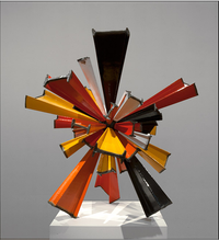 I-beam Sunburst  by James Angus contemporary artwork sculpture