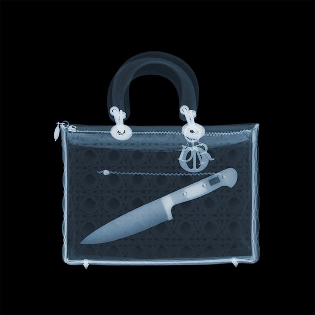 Dagger in my Dior by Nick Veasey contemporary artwork