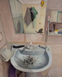 The Sink by Fiza Khatri contemporary artwork painting, works on paper