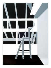 Studio Interior with Ladder by Eric Haze contemporary artwork painting