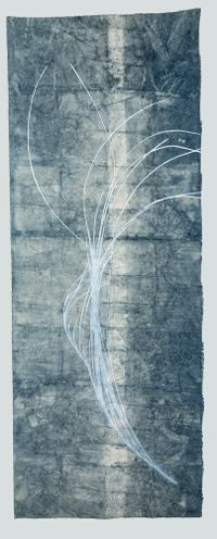 spine with grevillea by Judy Watson contemporary artwork painting, works on paper, drawing