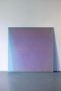 Magic Mirror Steel Blue by Ann Veronica Janssens contemporary artwork sculpture