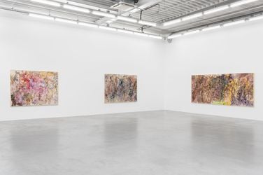 Exhibition view: Larry Poons, Recent Paintings, Almine Rech, Brussels (7 September–4 November 2023). Courtesy Almine Rech. 