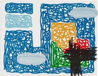 In Complex Regions by Jonathan Lasker contemporary artwork painting