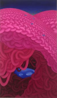 Verstrickt & Zugeknöpft by Maike Illies contemporary artwork painting