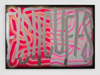Fisticuffs by Eddie Peake contemporary artwork painting, works on paper