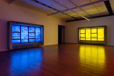installation view, Callum Morton: View from a Bridge, Roslyn Oxley9 Gallery, Sydney (4 June – 4 July 2020). photo: Luis Power
