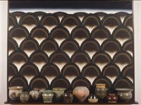 Virtual Still Life #14: Pots and Piedmont at Piru by Roger Brown contemporary artwork painting, sculpture, photography