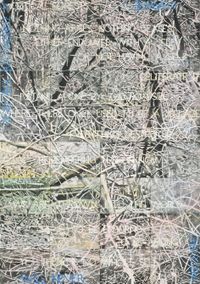 Critical Forest 5 by Imants Tillers contemporary artwork painting