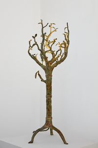 Tree with Single Bird by Harumi Klossowska de Rola contemporary artwork sculpture
