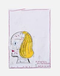Goethe Institut by Rose Wylie contemporary artwork works on paper