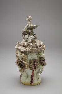 Upon Lion Isle by Nichola Shanley contemporary artwork sculpture, ceramics