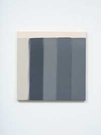 When two colours become one – deep grey space shifting by Simon Morris contemporary artwork painting