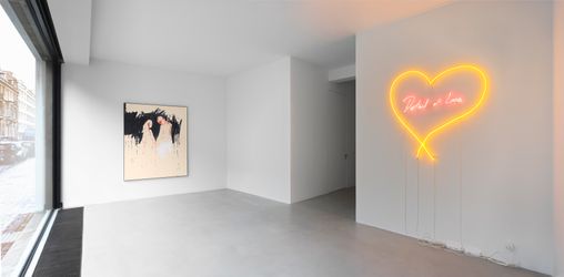 Exhibition view: Tracey Emin, Detail of Love, Xavier Hufkens, 44 rue Van Eyck & 107 rue St-Georges, Brussels (30 October–19 December 2020). Courtesy the Artist and Xavier Hufkens, Brussels.