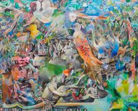 bird watching by AYUMU YAMAMOTO contemporary artwork painting