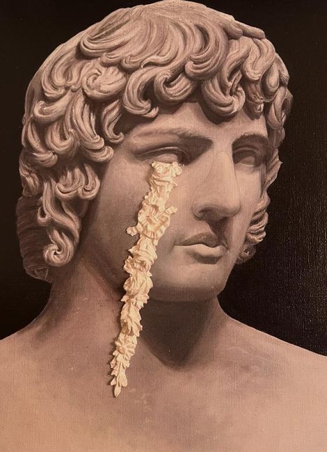 TEARS OF PASSION (MY LIFE WITH HADRIAN) by Francesco Vezzoli contemporary artwork