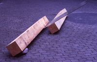 Situation-Glass/Wood/Stone by Keiji Uematsu contemporary artwork sculpture