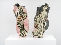 After the Bath by Betty Woodman contemporary artwork works on paper, sculpture