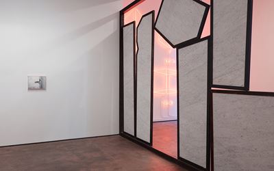 Exhibition view: Group Exhibition, EDIFICE, COMPLEX, VISIONARY, STRUCTURE, Sean Kelly, New York (6 January-3 February 2018). Courtesy Sean Kelly, New York. Photo: Jason Wyche, New York.