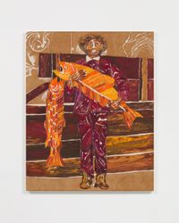 Jarvis and the Goldfish by Chase Hall contemporary artwork painting