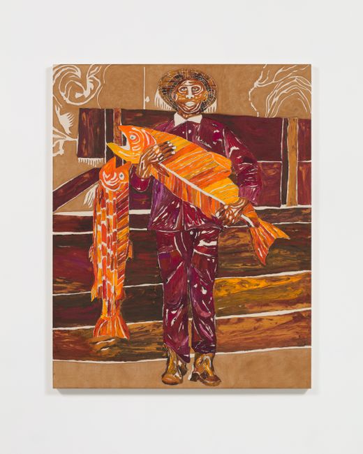 Jarvis and the Goldfish by Chase Hall contemporary artwork