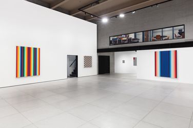 Exhibition view: Paul Muguet, Pictorial Warps, Galeria RGR, Mexico City (16 July–10 September 2022). Courtesy Galeria RGR.