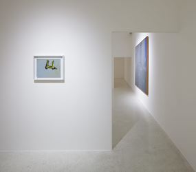 Exhibition view: Robert Motherwell, Robert Motherwell’s “Open Paintings” and Related Collages, Pearl Lam Galleries Pedder Building, Hong Kong (9 January–6 March, 2019). Courtesy Pearl Lam Galleries. 