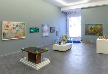 Exhibition view: Group Exhibition, Storm Before the Calm, Praz-Delavallade, Los Angeles (17 September–Courtesy Praz-Delavallade, Paris/Los Angeles.