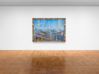 Exhibition view: Frank Moore, Five Paintings, David Zwirner, 69th Street, New York (2 November–10 December 2022). Courtesy David Zwirner.