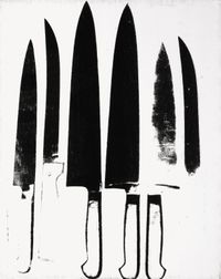 Knives by Andy Warhol contemporary artwork print