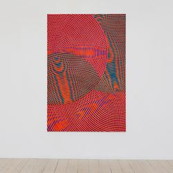 John Aslanidis, Sonic No. 61 (2017). Oil  and acrylic on canvas 182 × 133 cm. Courtesy Gallery 9. 