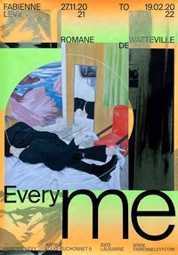 Exhibition Poster – Every Me by Romane De Watteville contemporary artwork print