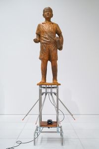 Active Statue: Lee Seung Bok by Beak Jungki contemporary artwork painting, works on paper, sculpture, photography, print