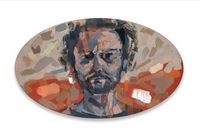 I Love Myself - Mirror by Eşref Yıldırım contemporary artwork painting, mixed media