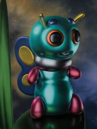 Space Butterfly by César Piette contemporary artwork painting