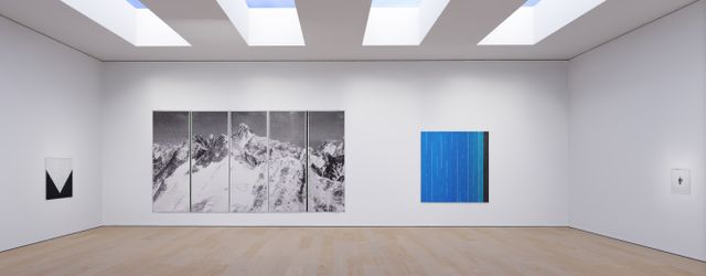 XR Exhibition view: Michael Wilkinson, Mountains of The Mind, The Modern Institute on Vortic (5 March–3 April 2021). Courtesy the Artist and The Modern Institute/Toby Webster Ltd, Glasgow.