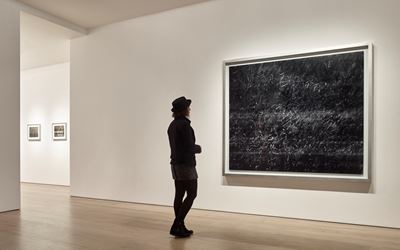 Idris Khan, Conflicting Lines, 2015, Exhibition view at Victoria Miro, Mayfair, London. Courtesy the Artist and Victoria Miro. © Idris Khan.