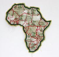 Africa by Susan Stockwell contemporary artwork mixed media
