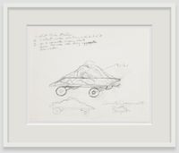 Concrete Juggernaut [Boston Project] by Robert Smithson contemporary artwork works on paper, drawing