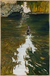 cave by Billy Childish contemporary artwork painting, drawing