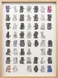 53 Heads D by Luis Lorenzana contemporary artwork painting